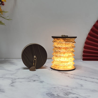 Folding Small Lantern Book Light Creative Gift New Year Gift Atmosphere Night Light Accompanied By Hand Gift