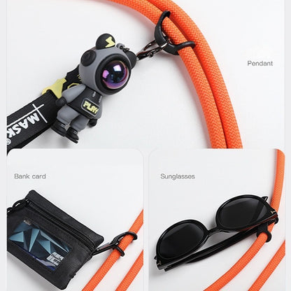 Multi-function lanyard Mobile Phone Lanyard Crossbody Can Be Back Hanging Neck High-end Durable Men's and Women's Outdoor Anti-loss Key Lanyard(2Pcs $14.99)