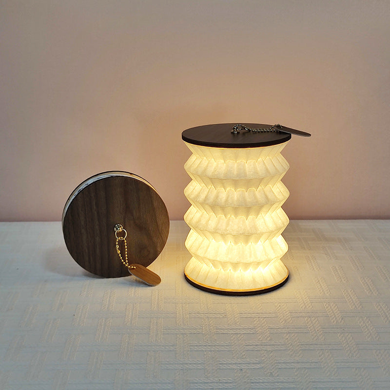 Folding Small Lantern Book Light Creative Gift New Year Gift Atmosphere Night Light Accompanied By Hand Gift